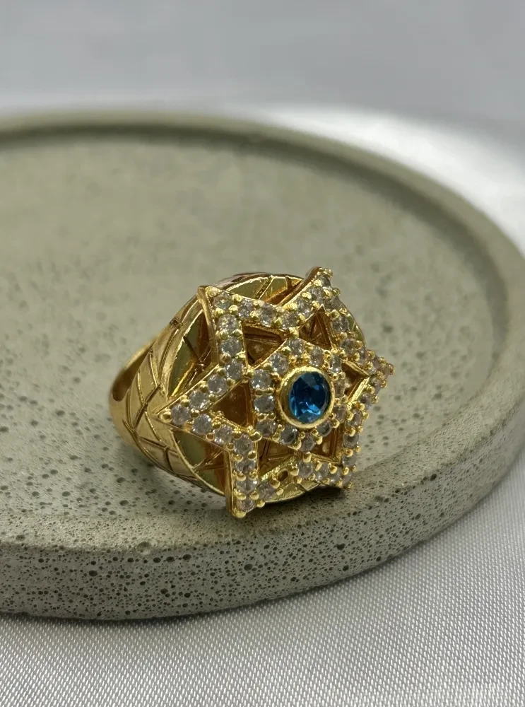 Anel do Poze Banhado a ouro 18k - 1