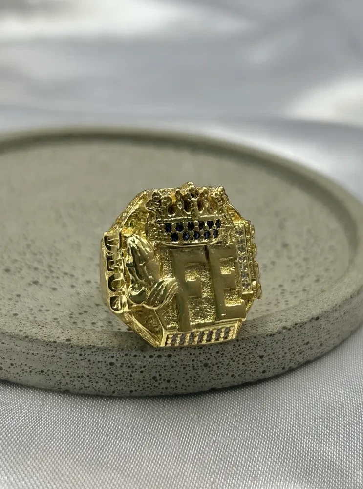 Anel Fé Banhado a ouro 18k Banhado a ouro 18k - 1