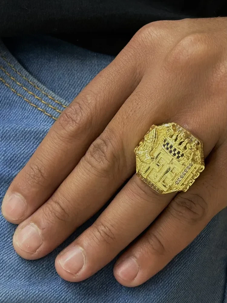 Anel Fé Banhado a ouro 18k Banhado a ouro 18k - 2