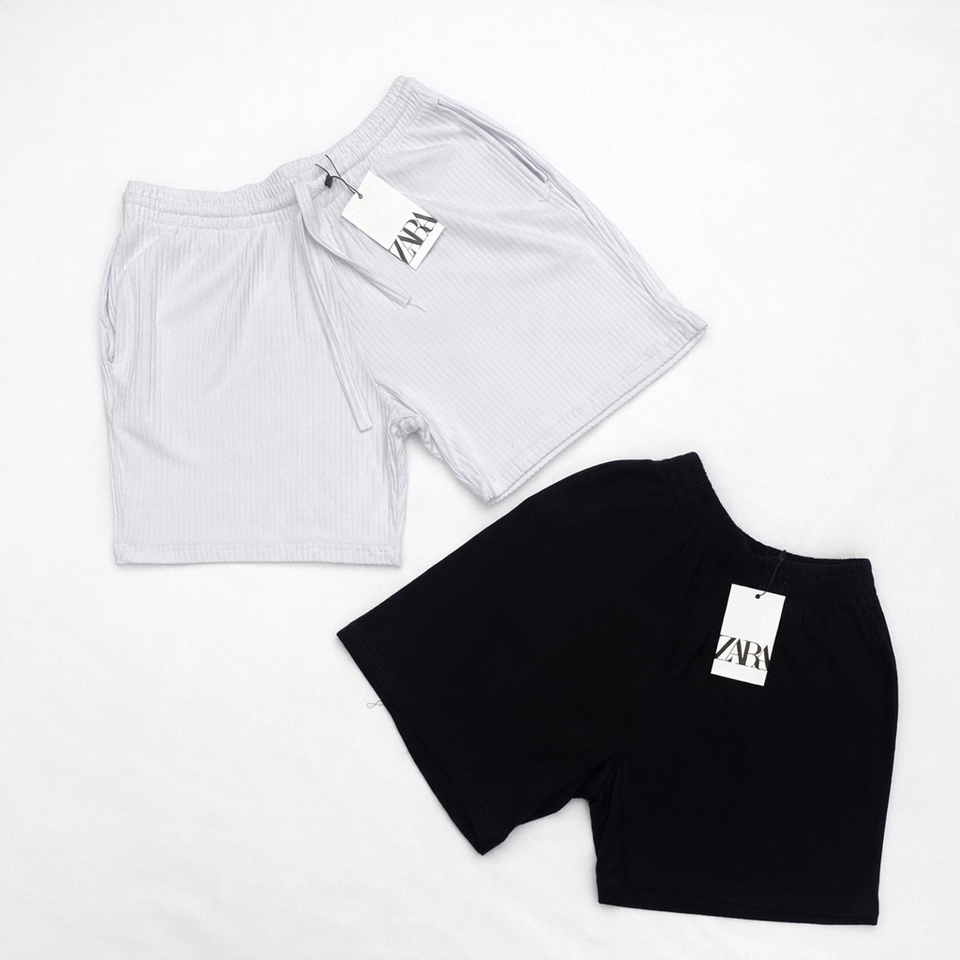Shorts Canelado - Zara - 1