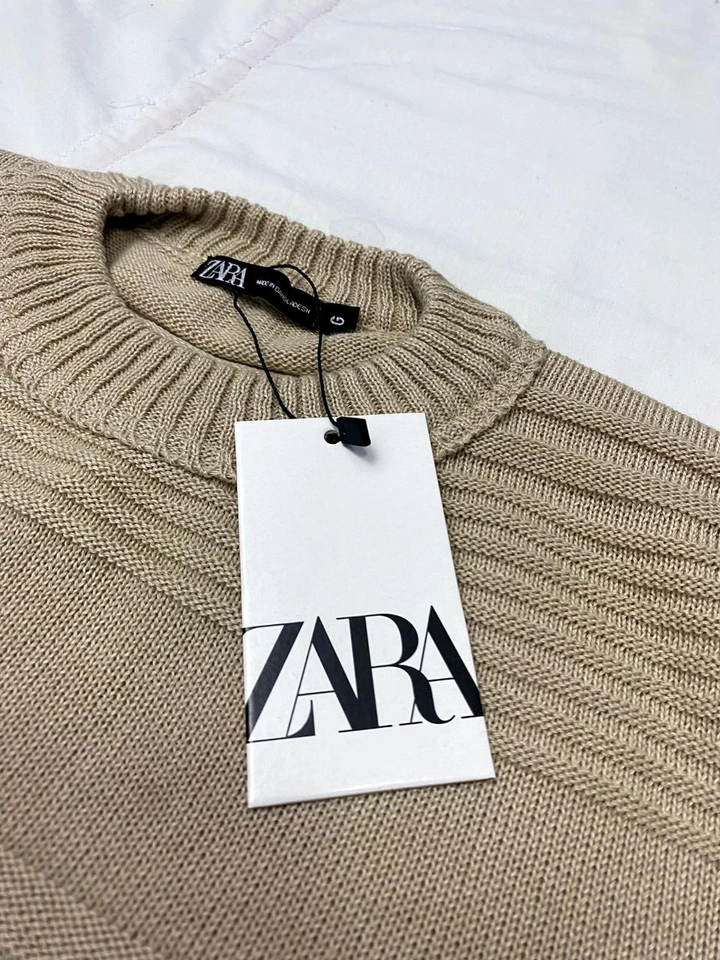 Camiseta Tricô Texturizada - Zara - 2