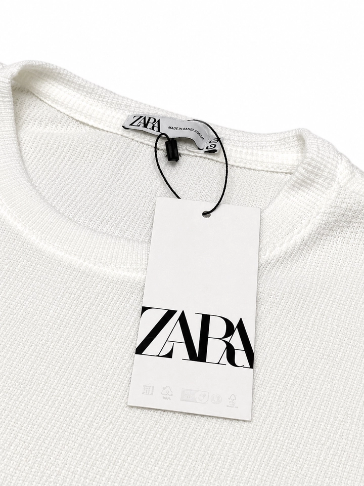 Camiseta Texturizada - Zara - imagem 2
