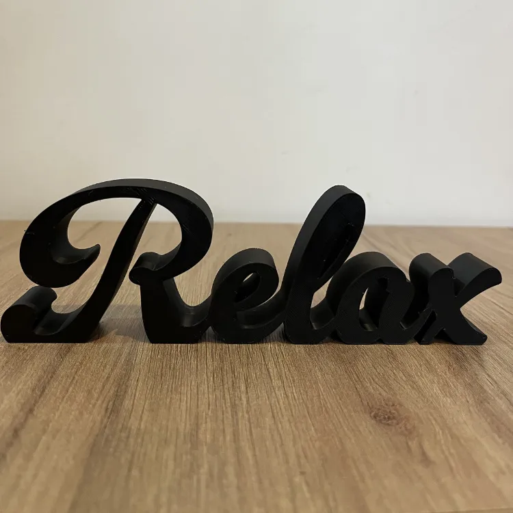 Letreiro Decorativo - Relax - 2