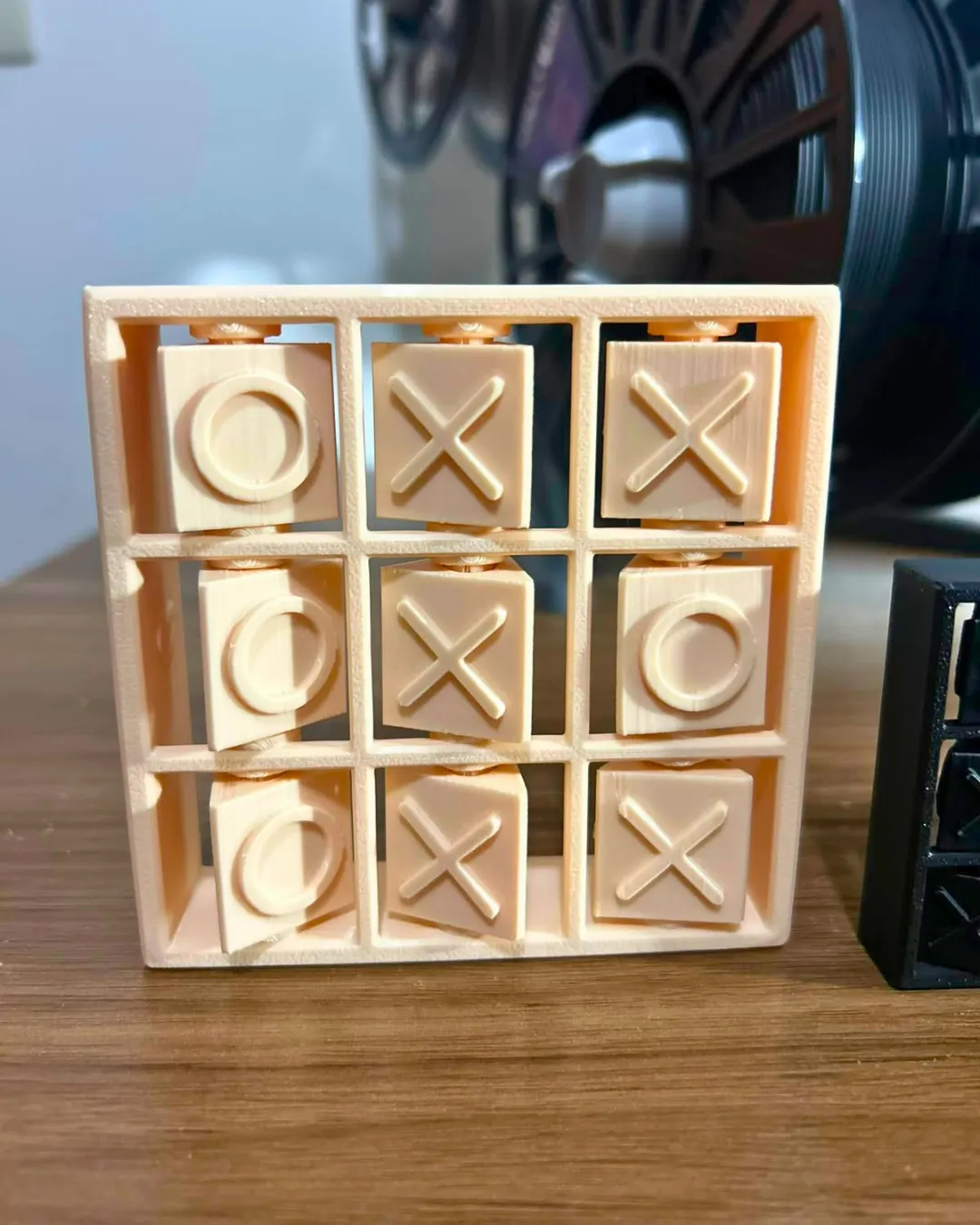 Mini jogo da velha de bolso 3D - 3