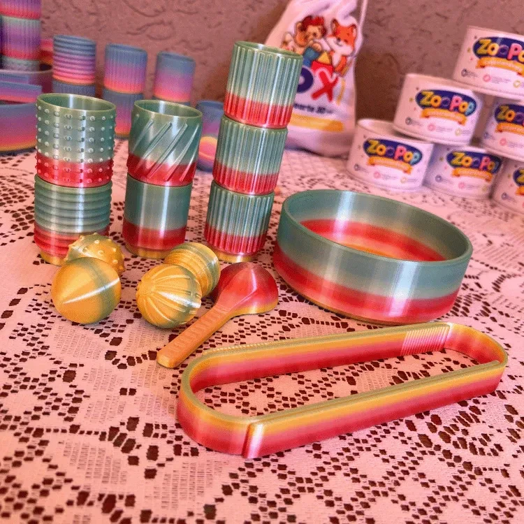 Kit Sensorial Montessori 14 Peças - Foxi - 2