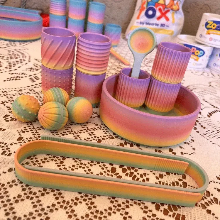 Kit Sensorial Montessori 14 Peças - Foxi - 3