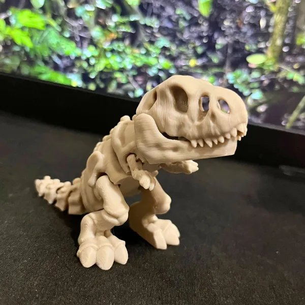 T-Rex - Dinossauro Esqueleto Flexível