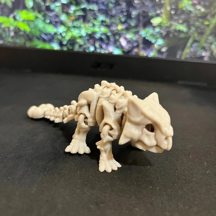 Ankylosaurus - Dinossauro Esqueleto Flexível - 3