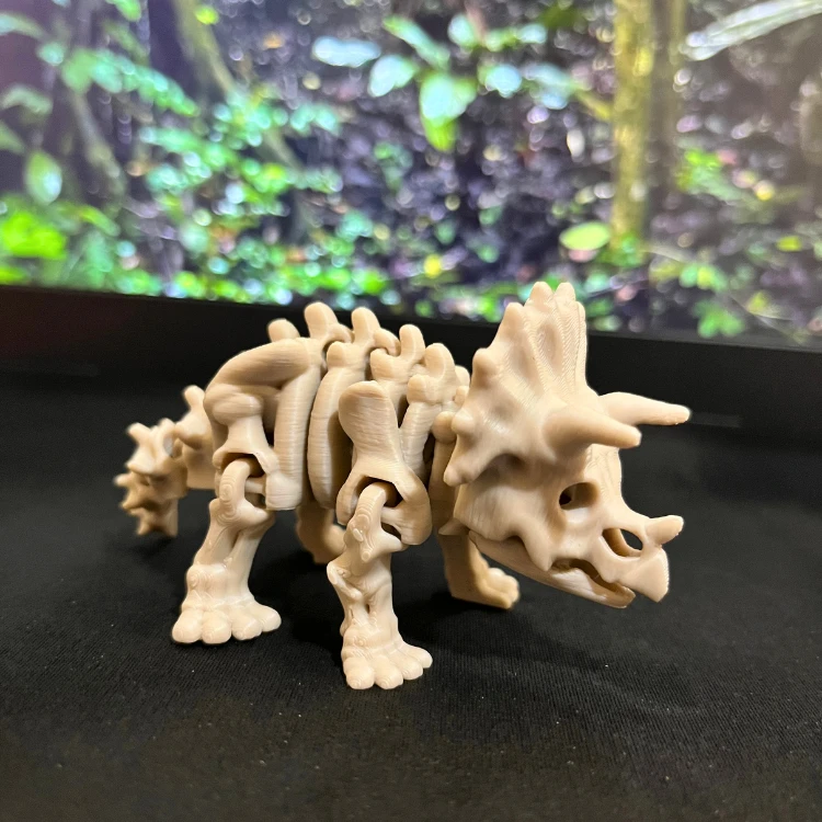 Triceratops - Dinossauro Esqueleto Flexível - 3