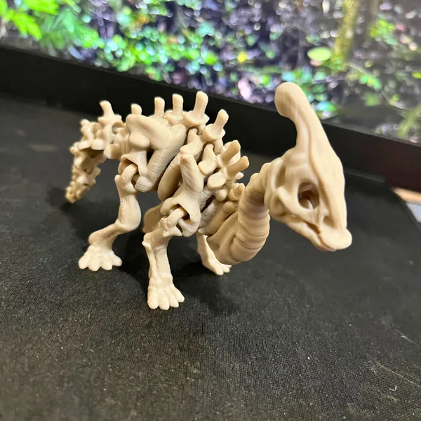 Parasaurolophus - Dinossauro Esqueleto Flexível