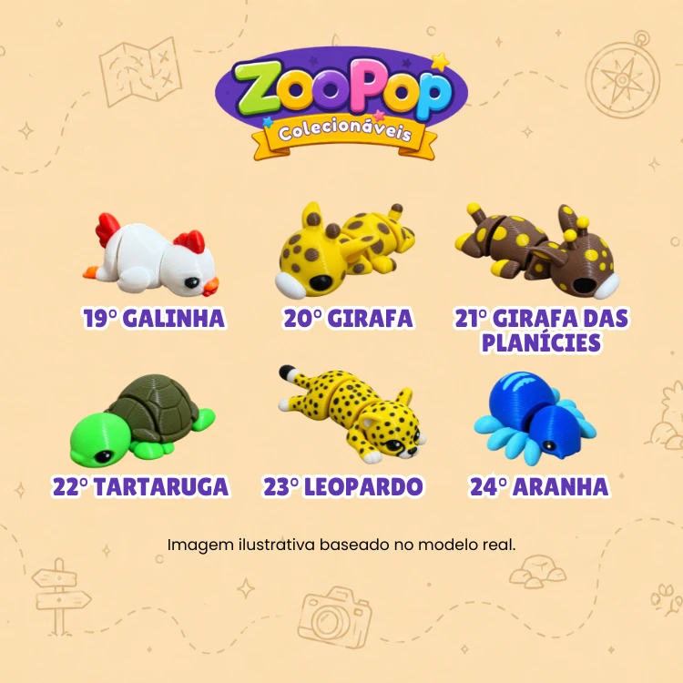 ZooPop - Kit com 06 unidades - Sortidas - 5
