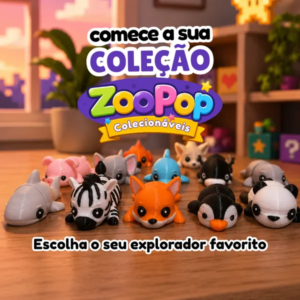 ZooPop - Escolha seus Exploradores Favoritos