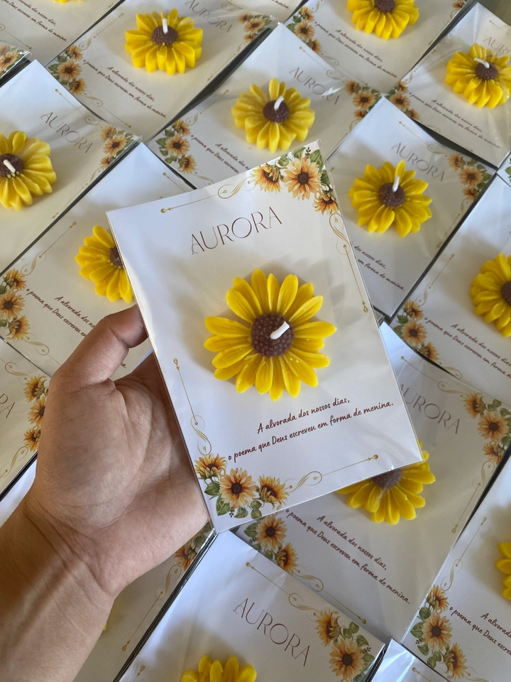 Vela Margarida Personalizada