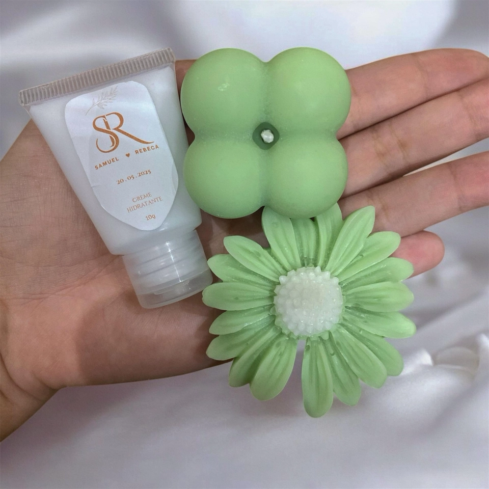 Kit Mini Bubble + Margarida + Creme Personalizado  - 2