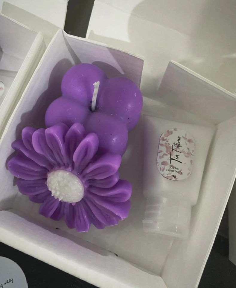 Kit Mini Bubble + Margarida + Creme Personalizado  - 3