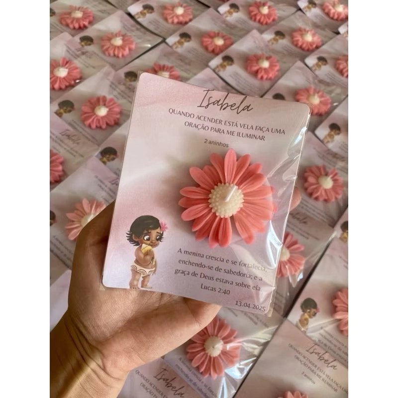 Vela Margarida Personalizada - 5