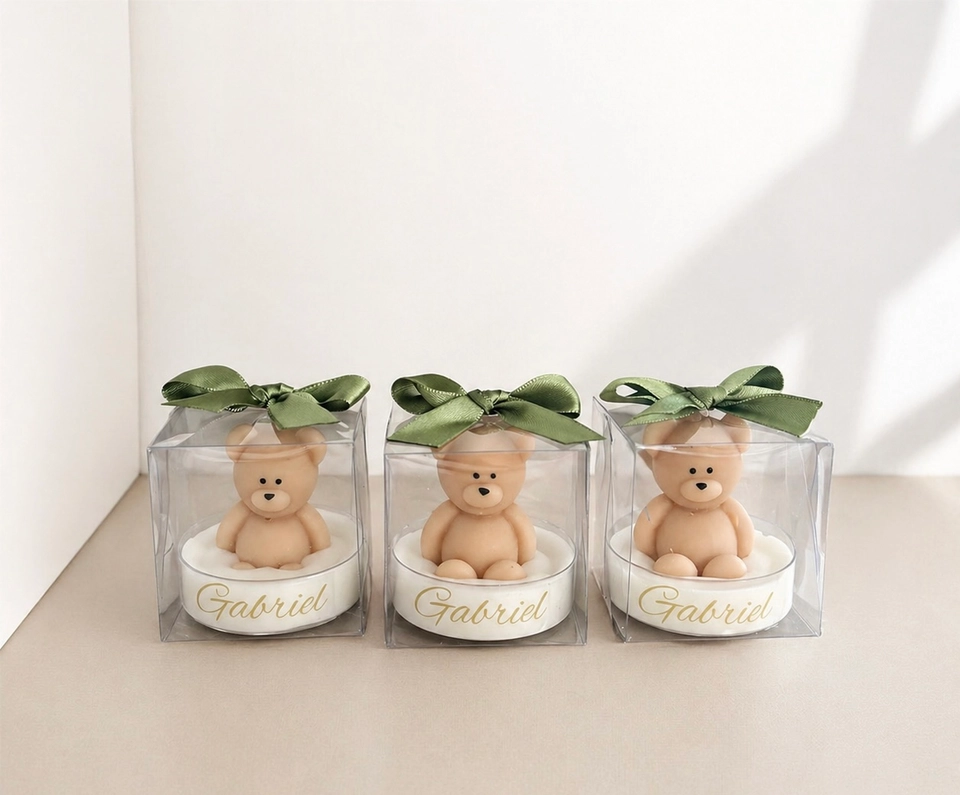 Vela Ursinho Personalizado