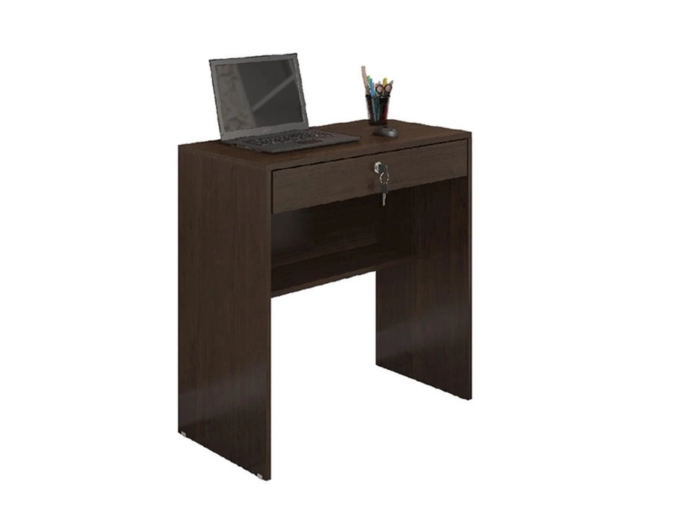 Mesa para Notebook Andorinha 1 Gaveta C/ Chave Andorinha 1 Prateleira Inferior - Alt.: 74cm Larg.: 72cm Prof.: 38cm. - 2