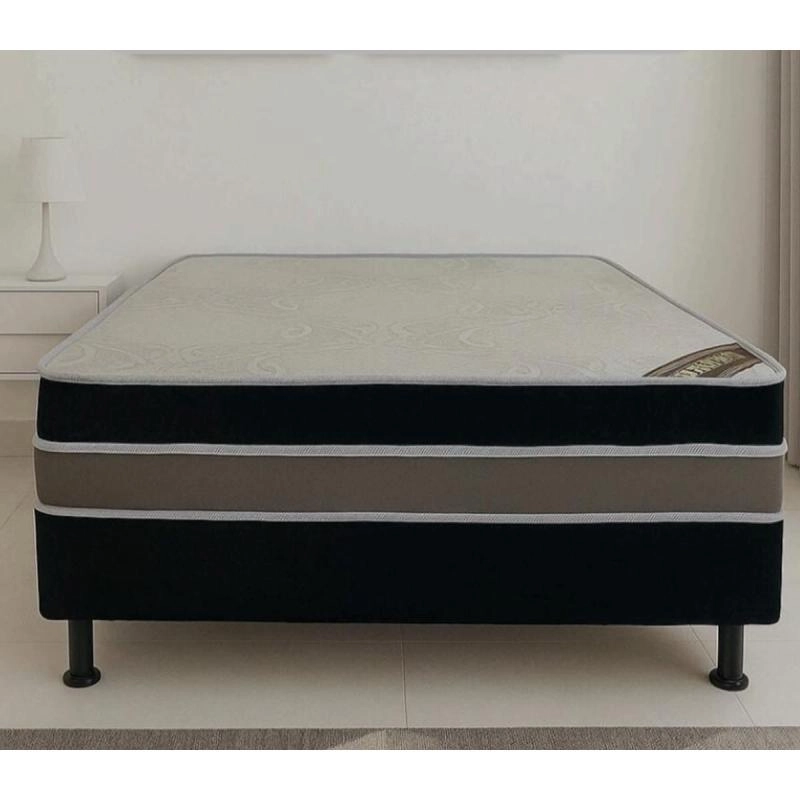 Cama Box Solteiro C/ Espuma D28 De 7cm - Alt.: 53cm Larg.: 88 Prof.: 188cm  