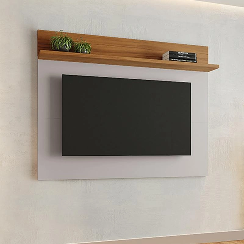 Painel Nt 1185 Para Tv De Até 50 Polegadas C/ 1 Prateleira Superior - Alt.: 106cm Larg.: 135cm Prof.: 20cm. - 2