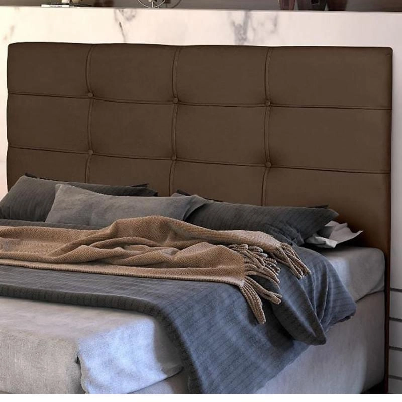 Cabeceira Box Casal Estofada Eslovenia C/ Botões Costurados - Alt.: 115cm - Larg.: 140cm - Prof.: 5cm. - 2