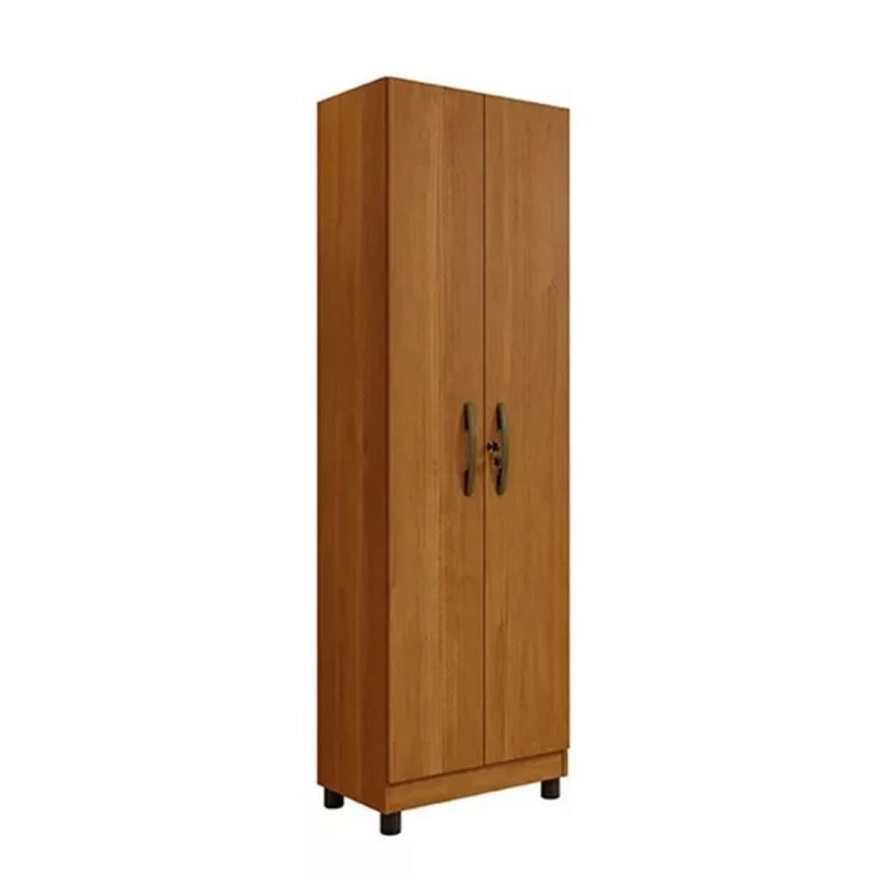 Armário Multiuso Sparta 2 Portas C/ Chave 4 Prateleiras 4 Pés - Alt.: 185cm Larg.: 53cm Prof.: 35cm.