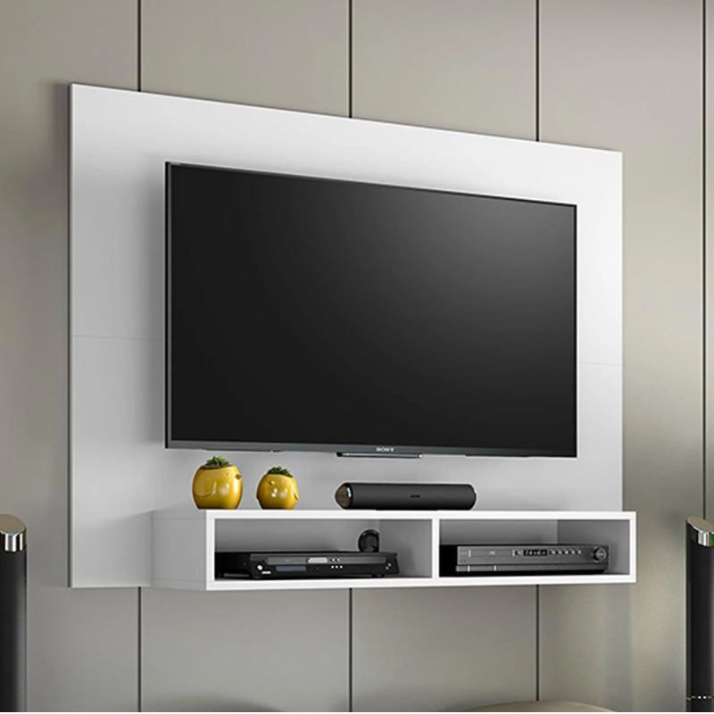 Painel Eros Para Tv De Até 49 Polegadas C/ Nicho E Duas Divisões - Alt.: 89cm Larg.: 120cm Prof.: 24cm. - 5