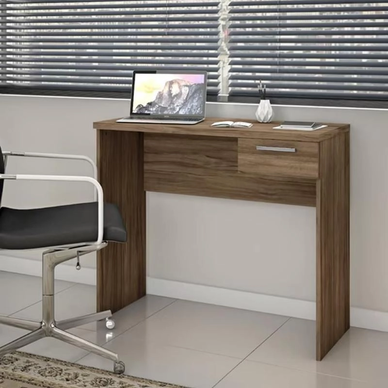 Mesa Para Notebook Office Nt 2000 C/1 Gaveta E Puxador Metalizado - Alt.: 78cm Larg.: 90cm Prof.: 40cm. - 2