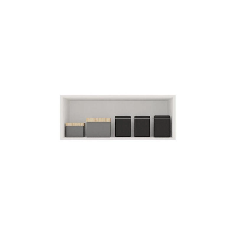 Armário Aéreo De Geladeira New Valência 1 Porta Basculante Puxador Mdf - Alt.: 30cm Larg.: 71cm Prof.: 26cm. - 6