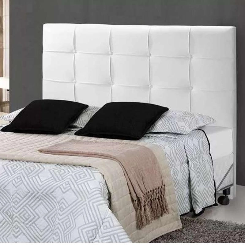Cabeceira Box Casal Estofada Hadassa C/ Botões Costurados - Alt.: 125cm - Larg.: 140cm - Prof.: 8cm. - 4