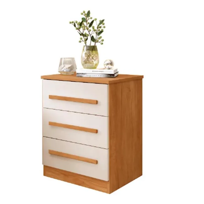 Mesa de Cabeceira Império - Alt.: 55cm - Larg.: 43cm - Prof.: 37cm. - 2