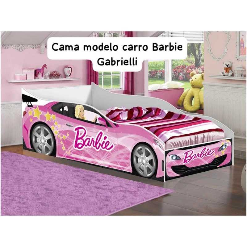 Cama Infantil Montessoriana Com Proteção Lateral Pintada Graficamente -  Alt.: 53cm - Larg.: 70cm - Prof.: 150cm.  - 2