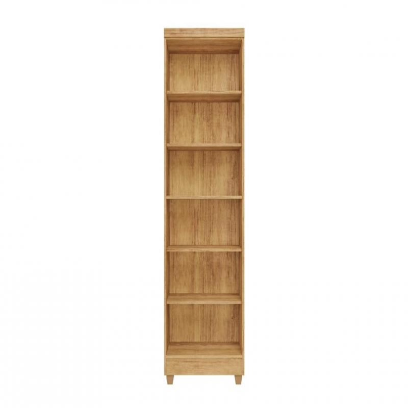 Multiuso Isabela 2 Portas C/ Chave 5 Prateleiras 4 Pés PVC Puxadores Metálicos - Alt.: 188cm Larg.: 55cm Prof.: 35cm. - 4