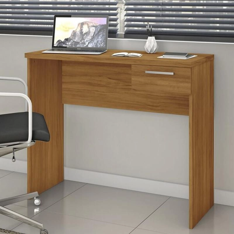 Mesa Para Notebook Office Nt 2000 C/1 Gaveta E Puxador Metalizado - Alt.: 78cm Larg.: 90cm Prof.: 40cm.