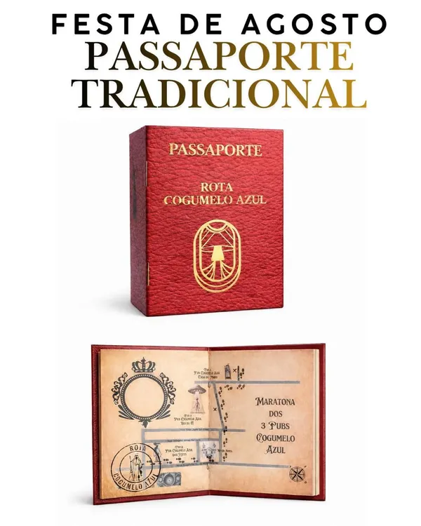 ÙLTIMO LOTE ANTECIPADO Passaporte Tradicional Cogumelo Azul FESTA DE AGOSTO 21/08 a 23/08
