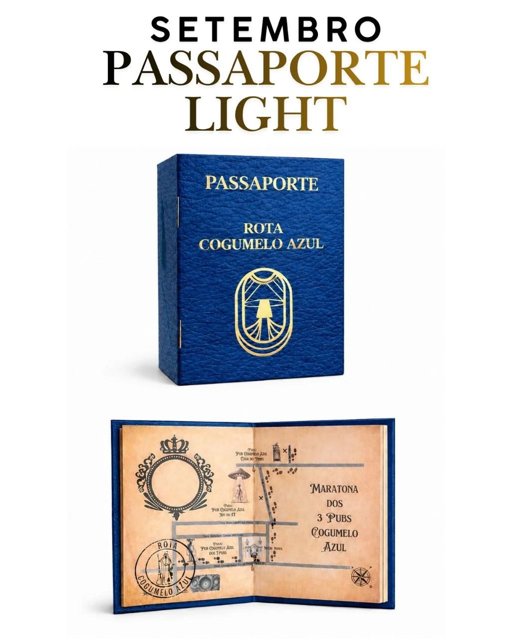 Passaporte Light Cogumelo Azul SETEMBRO - 1