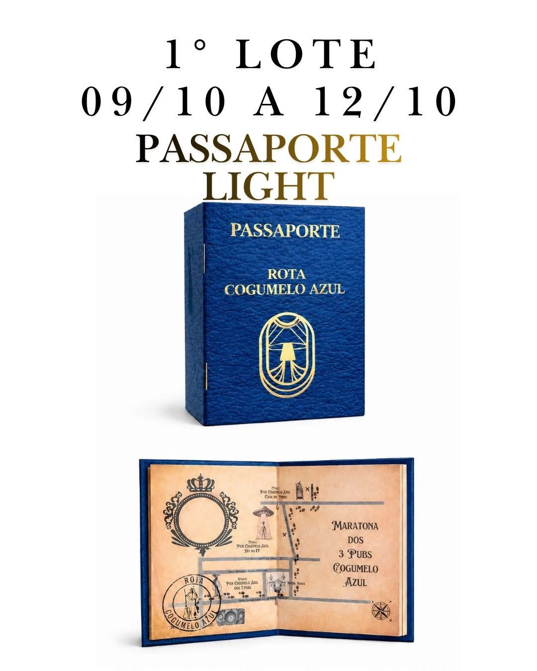 Passaporte Light Cogumelo Azul 09/10 a 12/10 - 1
