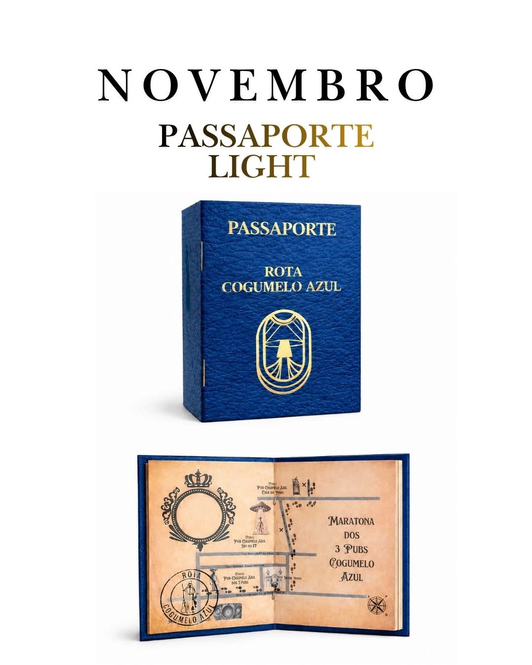 Passaporte Light Cogumelo Azul NOVEMBRO - 1