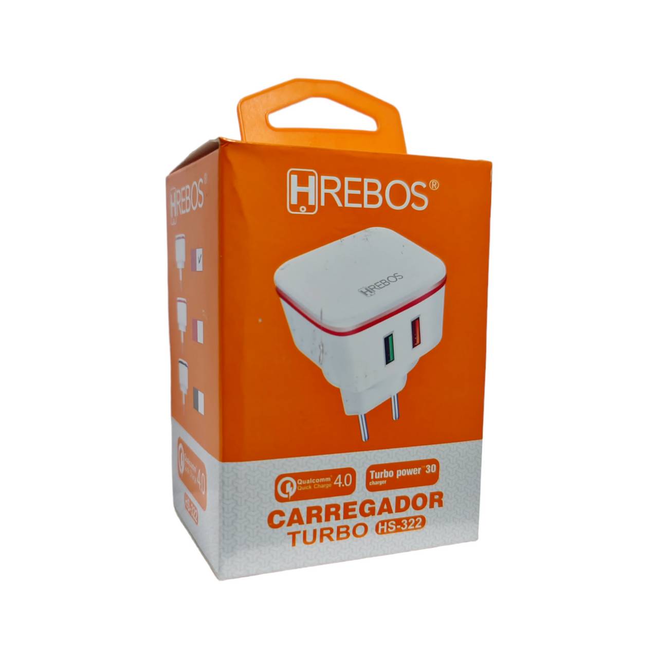 Carregador Universal com 2 Entradas USB Turbo Power HREBOS - HS-322 - 4