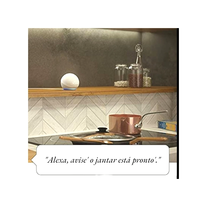 Echo Dot (4ª geração): Smart Speaker com Relógio e Alexa - 4