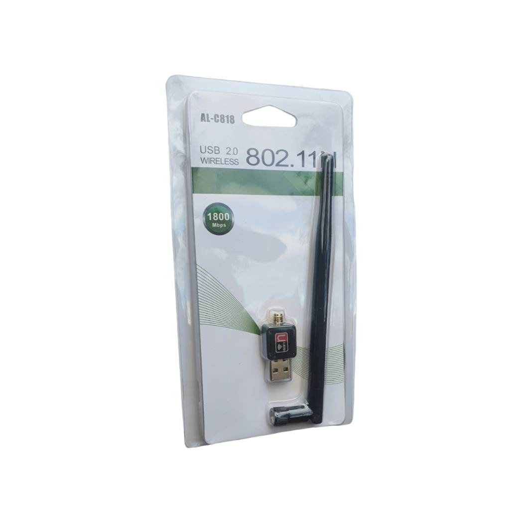 Adaptador Antena Wifi Usb 1800mbps Wireless Pc/ Notebook - 1