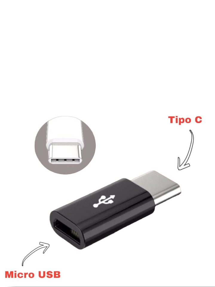 Adaptador OTG - Micro USB para TIPO C  - 2