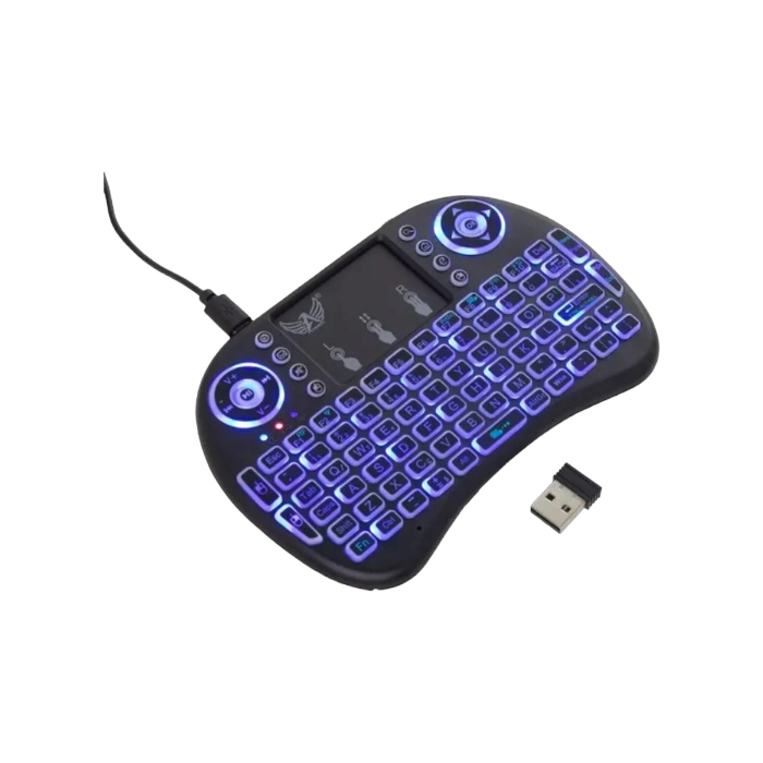 Mini Teclado QWERT com Touchpad sem fio - 2