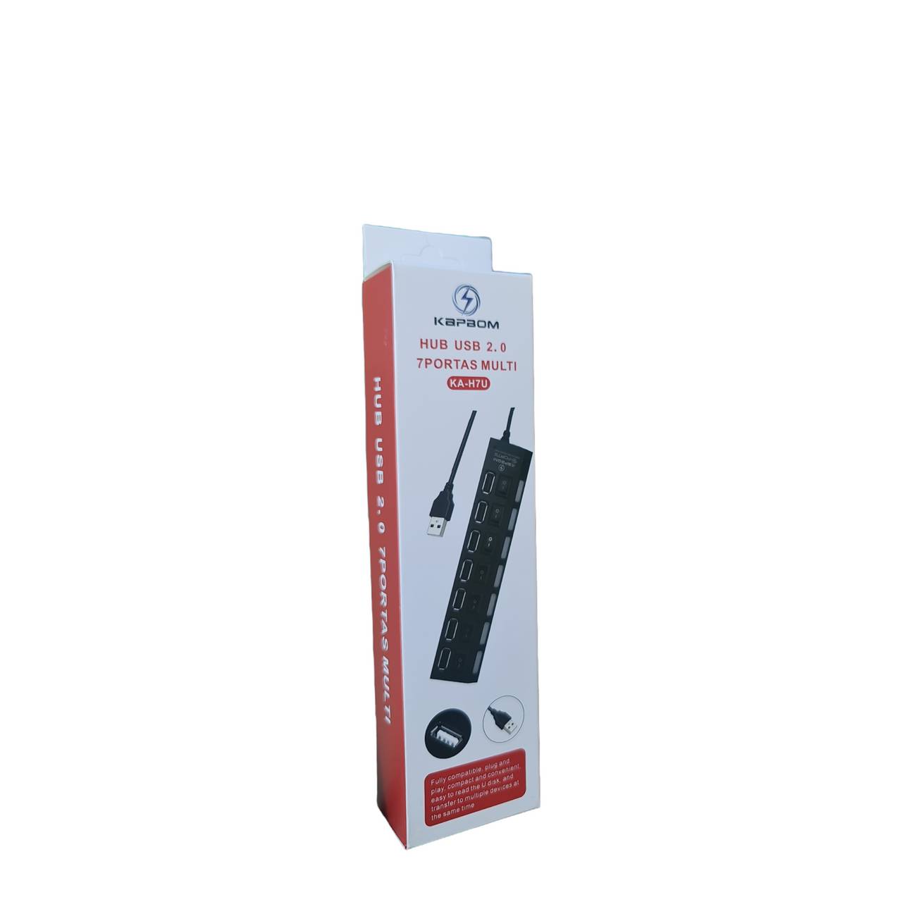 Adaptador Hub Usb Extensor 7 Portas 2.0 Lehmox- LEY-02 - 2