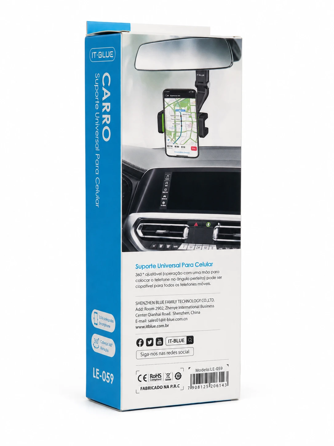 Suporte Veicular Ajustavel p/ Retrovisor - LE-059 - 3