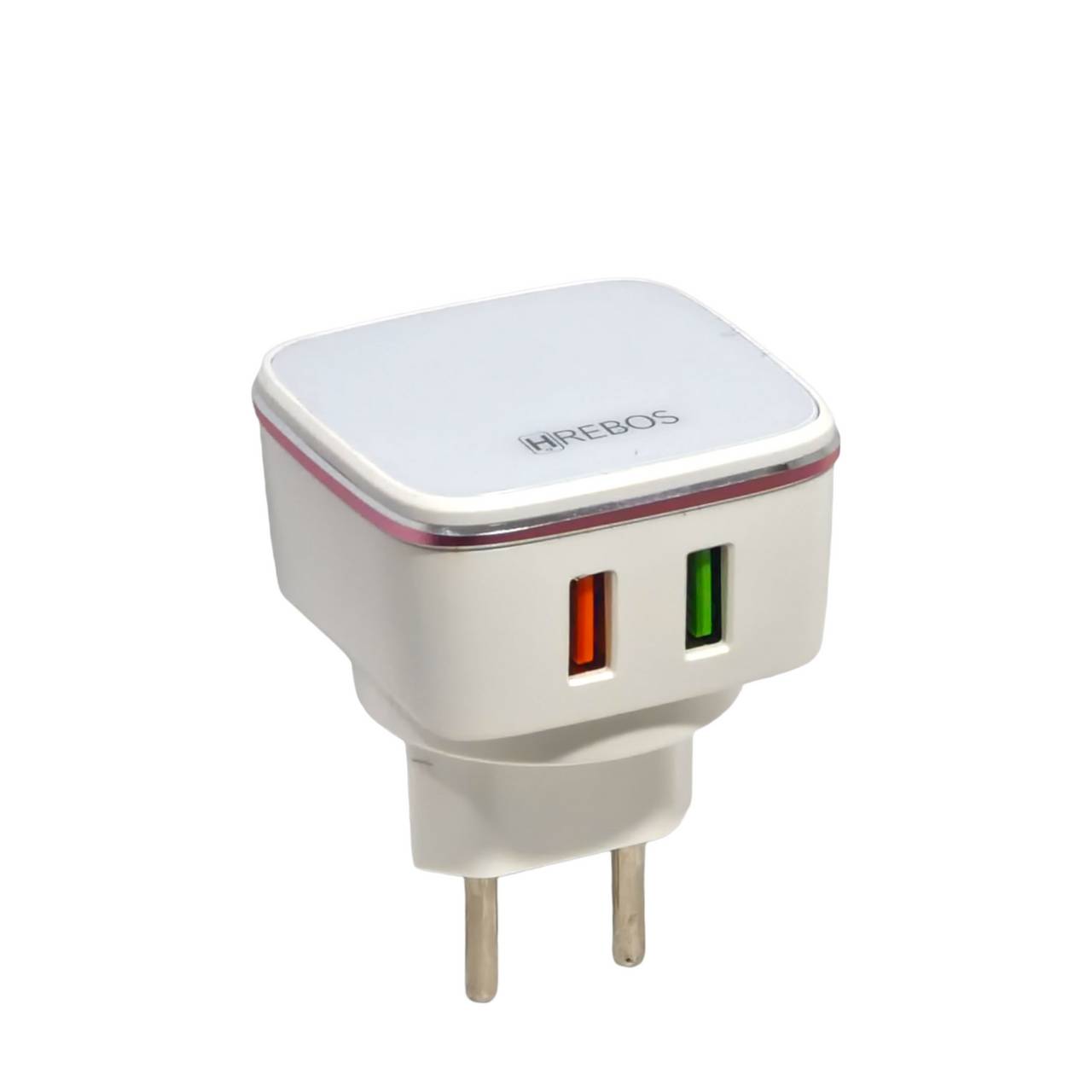 Carregador Universal com 2 Entradas USB Turbo Power HREBOS - HS-322