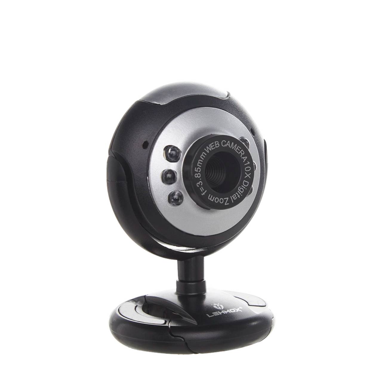 Webcam com Microfone - Lehmox - LED - LEY-53