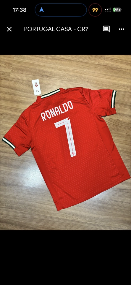 PORTUGAL TORCEDOR CASA 25-26 RONALDO 7 - 2