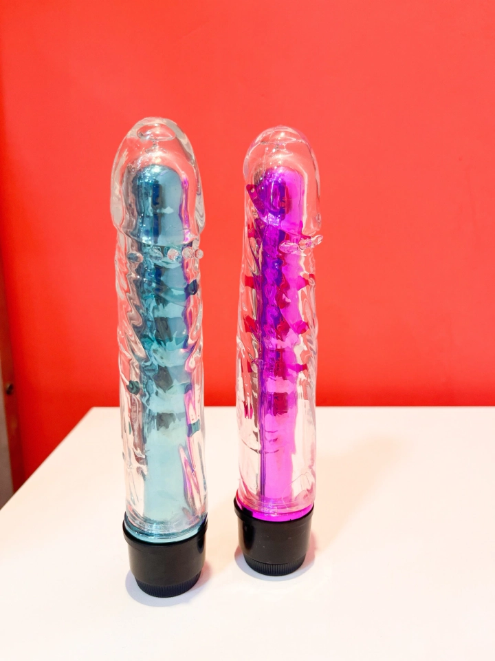 Vibrador transparente Jelly