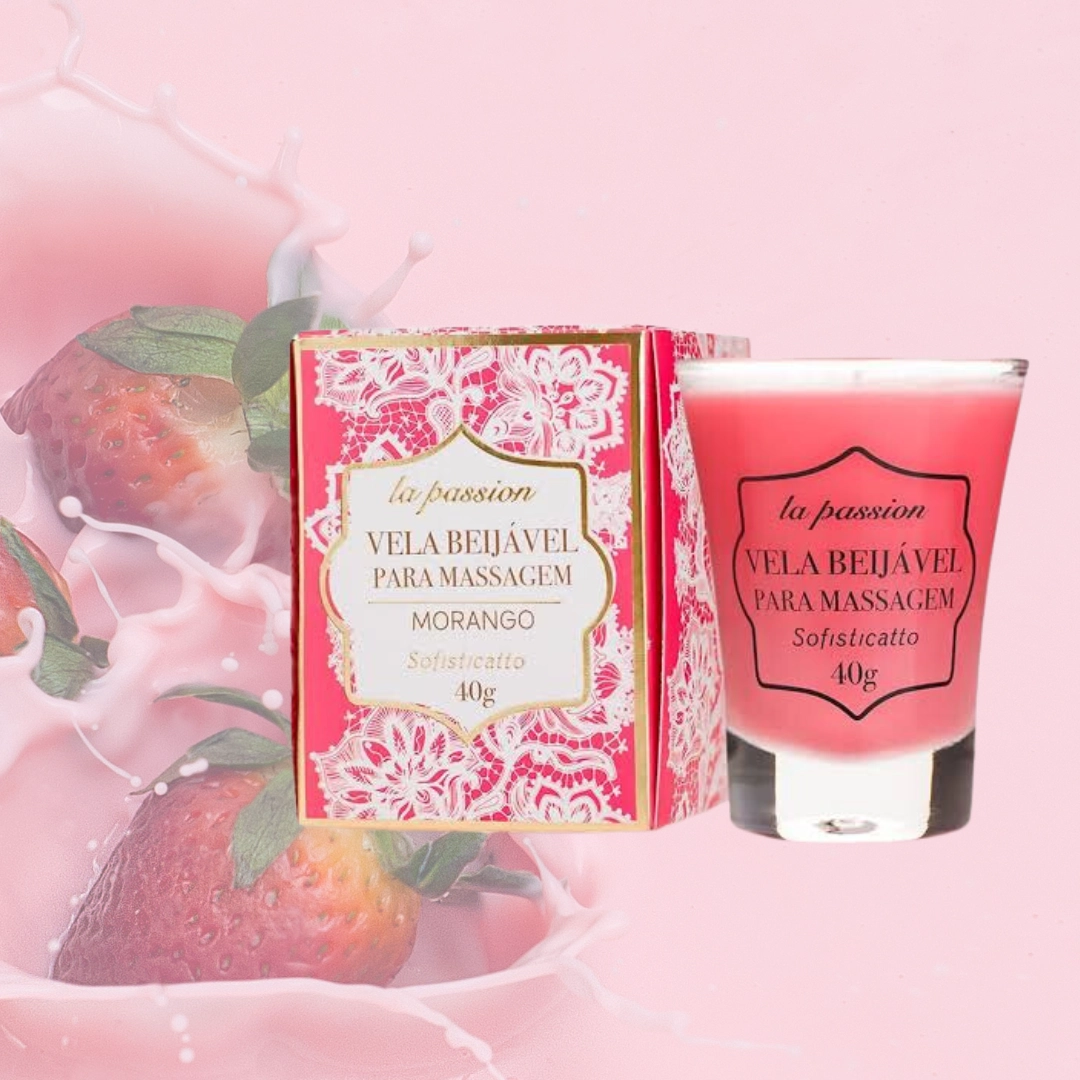 VELA BEIJÁVEL PARA MASSAGEM 40G